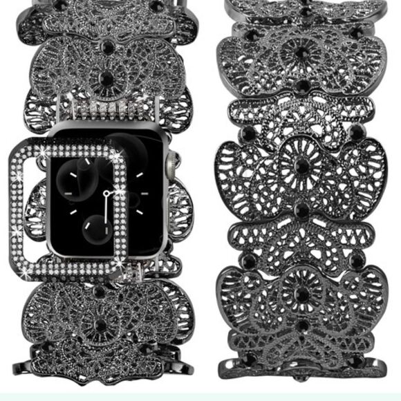 Source Unknown Accessories - Women's Black and Silver Watch